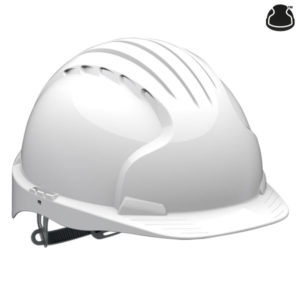 EVO®5 Olympus® Hard Hat – Slip Ratchet – White