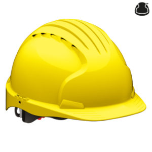 EVO®5 Olympus® Hard Hat – Slip Ratchet – Yellow