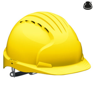 EVO®5 Olympus® Hard Hat – Slip Ratchet – Yellow – Vented