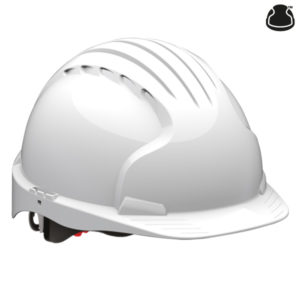 EVO®5 Olympus® Hard Hat – Wheel Ratchet – White