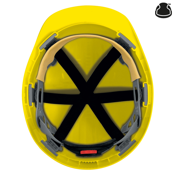 EVO®5 Olympus® Hard Hat - Slip Ratchet - Yellow - Vented - Oosterbaan PBM