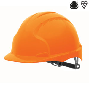 EVO®2 Safety Helmet with Slip Ratchet – Orange