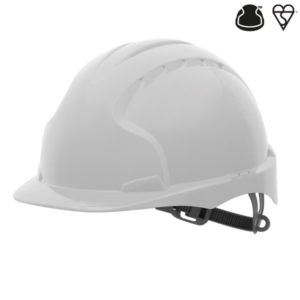 EVO®2 Safety Helmet with Slip Ratchet – White