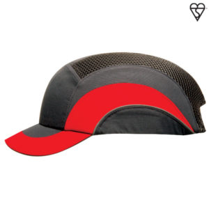 Hardcap A1+™ 5cm Short Peak – Grey/Red