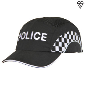 Hardcap A1+™ 7cm Long Peak – Police Curved Check