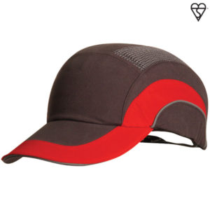 Hardcap A1+™ 7cm Long Peak – Grey/Red