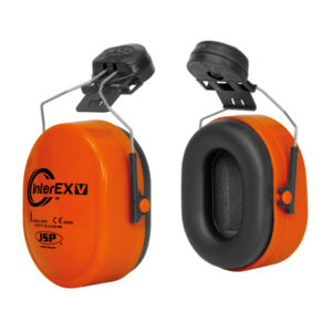 InterEXV™ Helmet Mounted Ear Defender Orange