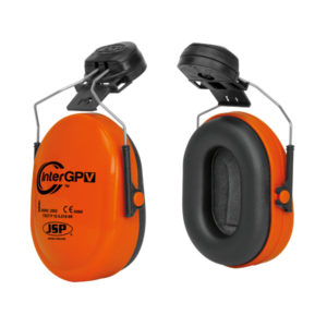 InterGPV™ Helmet Mounted Ear Defender Orange