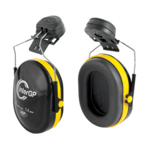 InterGP™ Helmet Mounted Ear Defender Black/Yellow