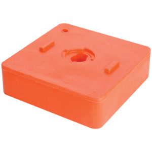 Fence Support Base Orange