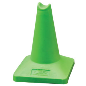 30cm Sports Cone Sand Weighted Green